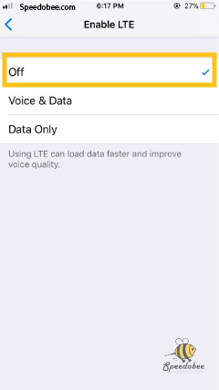 speedobee iphone turn off LTE-01