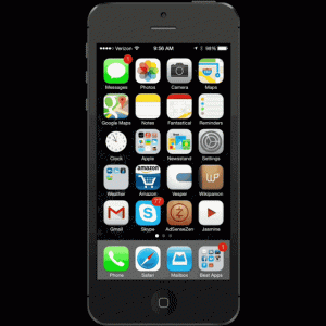 flick up to force quit iphone app