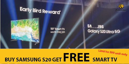 samsung s20 promotion free tv promotion